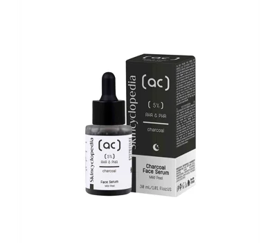 Charcoal Face Serum 5%Aha+Pha 30ml