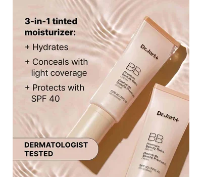 Premium Bb Tinted Moisturizer With Niacinamide And Spf 40