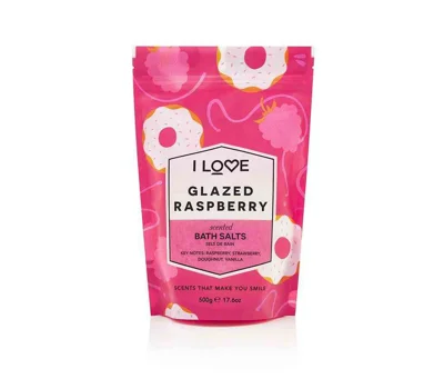 Glazed Raspberry Bath Salts 500g