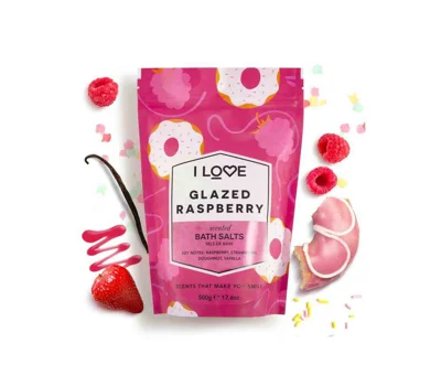 Glazed Raspberry Bath Salts 500g