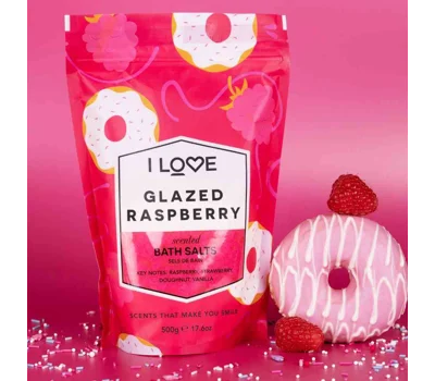 Glazed Raspberry Bath Salts 500g