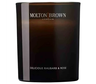 Delicious Rhubarb & Rose Luxury Candle 600g