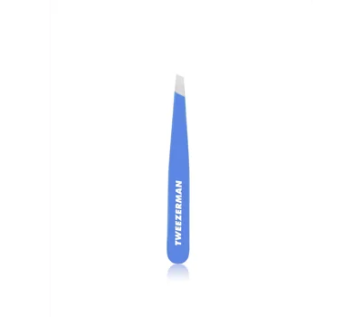 Mini Slant Tweezer Bahama Blue