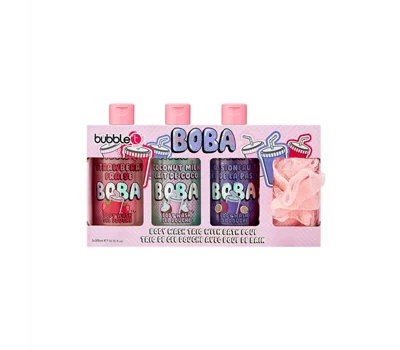 Boba 3 X 500ml Shower & Puff Set