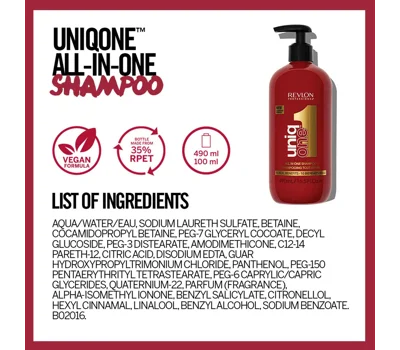 Uniq One Shampoo 490ml