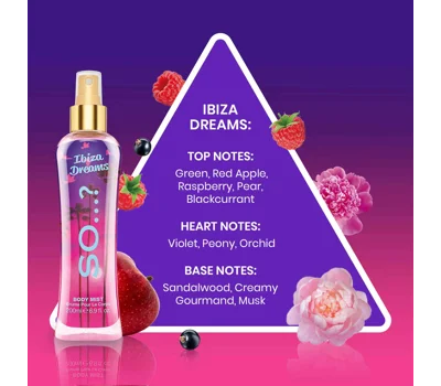 So Escapes Body Mist Ibiza Dreams 200ml