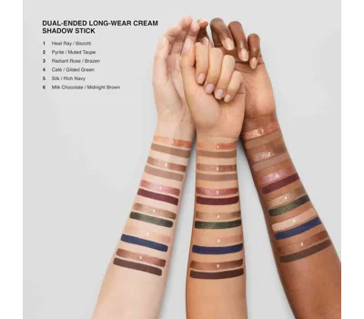 Dual-Ended Long-Wear Cream Eyeshadow Stick