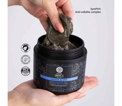 Sauna & Spa Siberian Mud Body Wrap, Body Wrap Anticellulite