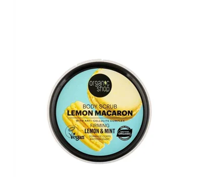 Lemon Macaron Body Scrub Firming Lemon & Mint