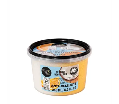 Anti - Cellulite Sea Salt Body Scrub Coconut & Orange