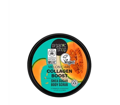 Collagen Boost Shea Sugar Body Scrub Melon Care