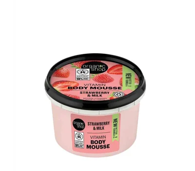 Body Mousse Strawberry & Milk