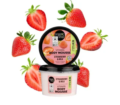 Body Mousse Strawberry & Milk