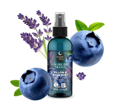 Body & Pillow Mist Dreamy Night With Lavender, Blueberry & Melatonin