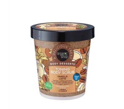 Body Desserts Toning Body Scrub Vanilla Latte