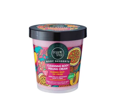 Body Desserts Summer Fruit Ice Cream Cleansing Body Peeling Cream