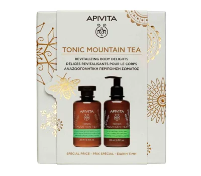 Apivita TONIC MOUNTAI TEA BODY SET