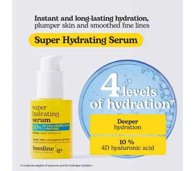 Super Hydrating Serum - 10% 4D Hyaluronic Acid + Peptide