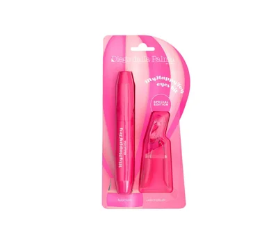 Myhappytoy Mascara + Pink Eyelash Curler Kit