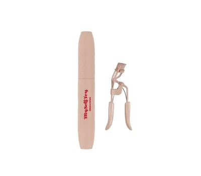 Myselftoy Mascara + Beige Eyelash Curler Kit