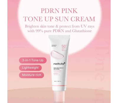 Pdrn Pink Tone Up Sun Cream Spf 50+ Pa+ 50ml