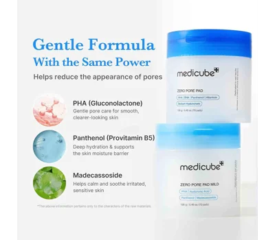 Zero Pore Pad Mild 155g