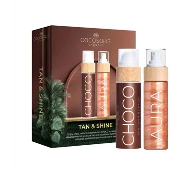 Choco Tanning Oil 110 ml + Aura Spray Brillance Peptide 100 ml