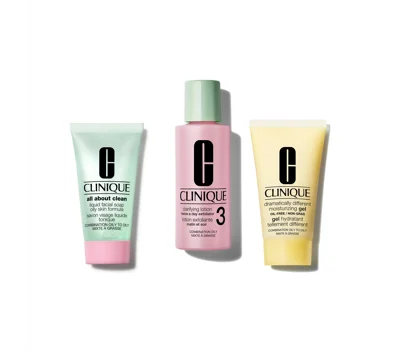 Healthy Skin Routine: Mini 3-Step Kit For Combination Oily Skin