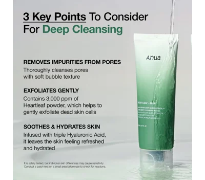 Heartleaf Quercetinol Pore Deep Cleansing Foam