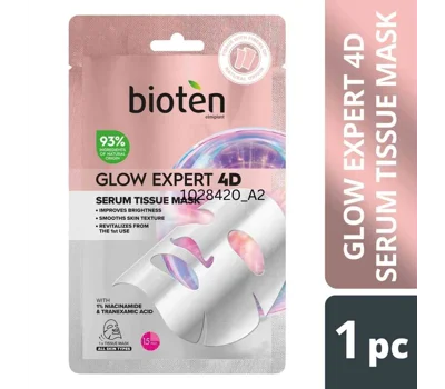 BIOTEN GLOW EXPERT 4D TISSUE MASK 1PCS