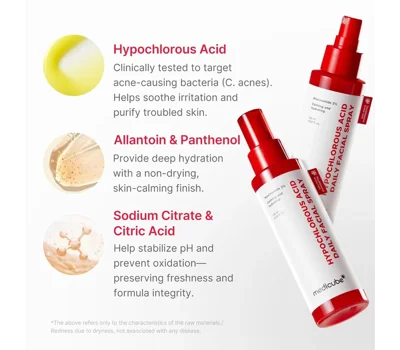 Hypochlorous Acid Daily Facial Spray 125ml
