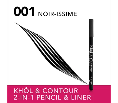 Khol & Contour Pencil Black With Sharpener