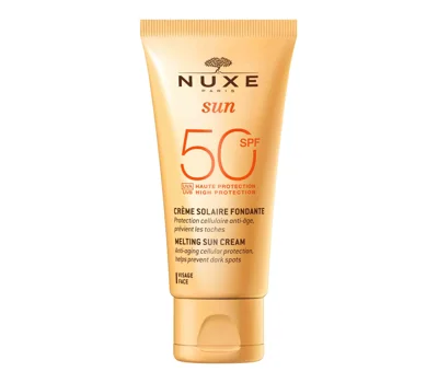 Sun Melting Cream High Protection For Face Spf50