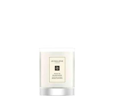 Peony & Blush Suede Travel Candle