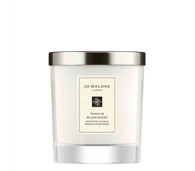Peony & Blush Suede Travel Candle