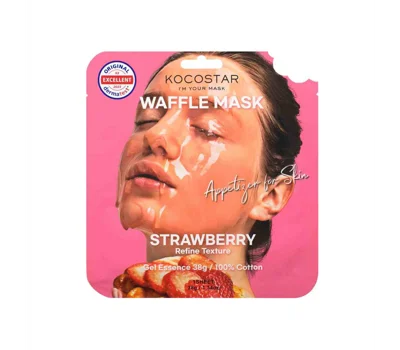 Waffle Face Mask Strawberry