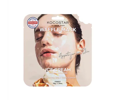 Waffle Face Mask Ice Cream