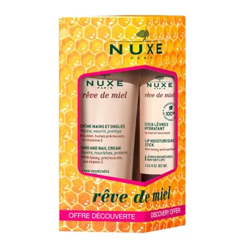 Reve De Miel Duo Lip Moisturising Stick & Hand And Nail Creams