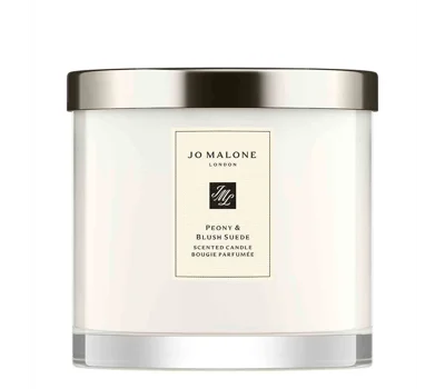 Peony & Blush Suede Travel Candle