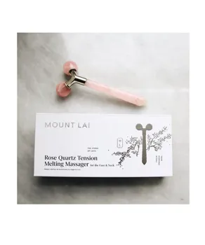 The Rose Quartz Tension Melting Massager For Face & Neck