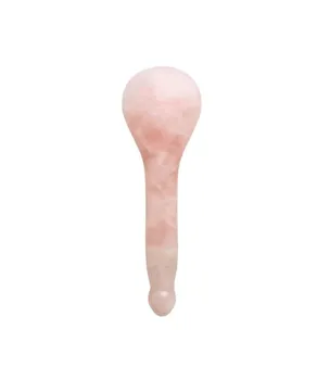 The Rose Quartz Acupressure Gua Sha Spoon