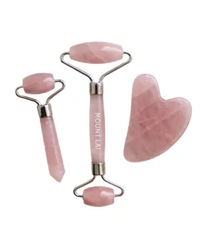 The Rose Quartz Trio Soothing Facial Set