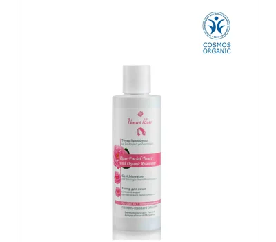 Facial Toner With Organic Rosewater