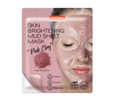 Skin Brightening Mud Pink Clay Sheet Mask
