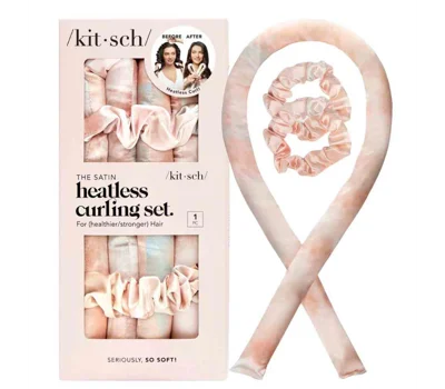 Satin Heatless Curling Set