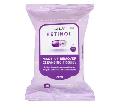 Makeup Remover Cleansing Tissues: Retinol (30 Sheets)