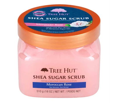 Shea Sugar Scrub Moroccan Rose 510g