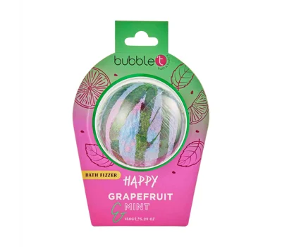 Happy Grapefruit & Mint Mood Bath Fizzer 150G
