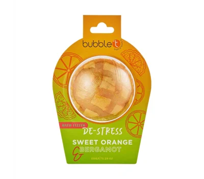 De-Stress Sweet Orange & Bergamot Bath Fizzer 150G