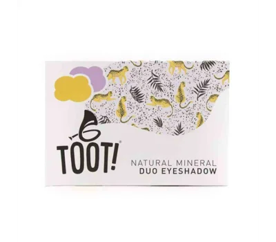 Natural Duo Eyeshadow - Yellow & Purple